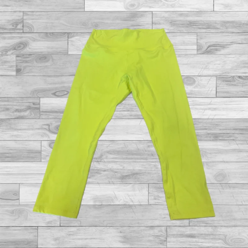 Leggings By Zyia In Chartreuse, Size: Petite Casual Men's Loose