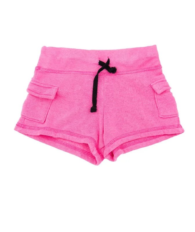 Girls' Cargo Shorts In Pink Street