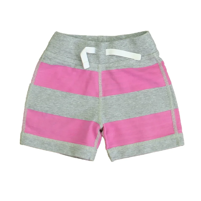 Hanna Andersson Girls Gray | Pink Stripe Shorts Vintage Men's 1970S Disco