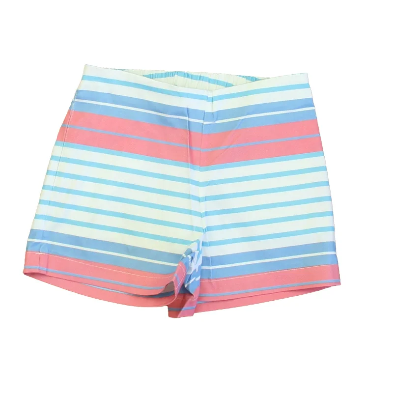 Classic Prep Girls Picnic Multi Stripe Shorts Size: 6-14 Years Earthy Men's Sustainable 