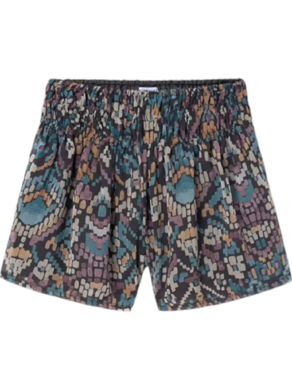 Girl's Patterned Skirt In Multi Color British Gentleman Style