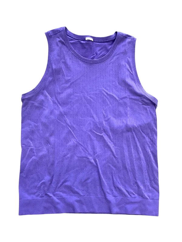 Athletic Tank Top By Cmc In Purple, Size: S/M Laid