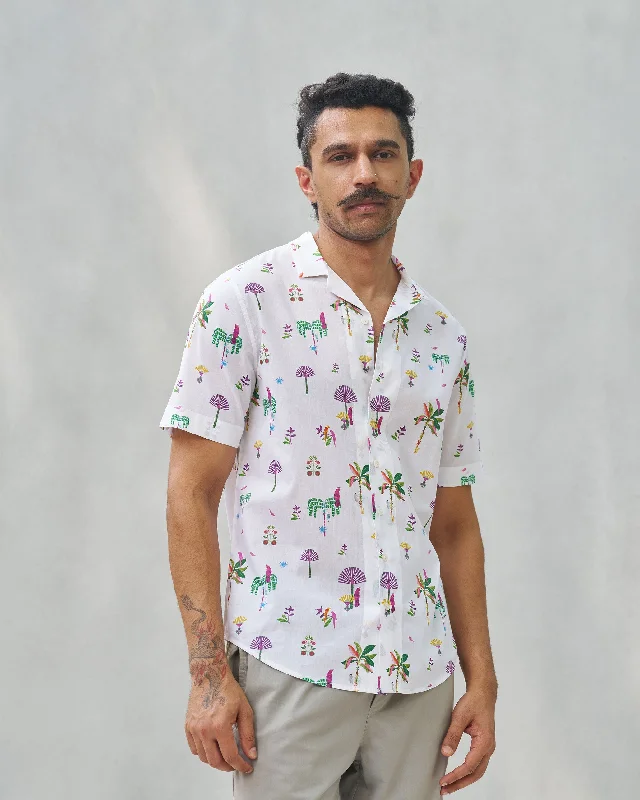 Mistari Shirt - Multi Color Relaxed Men's Beach