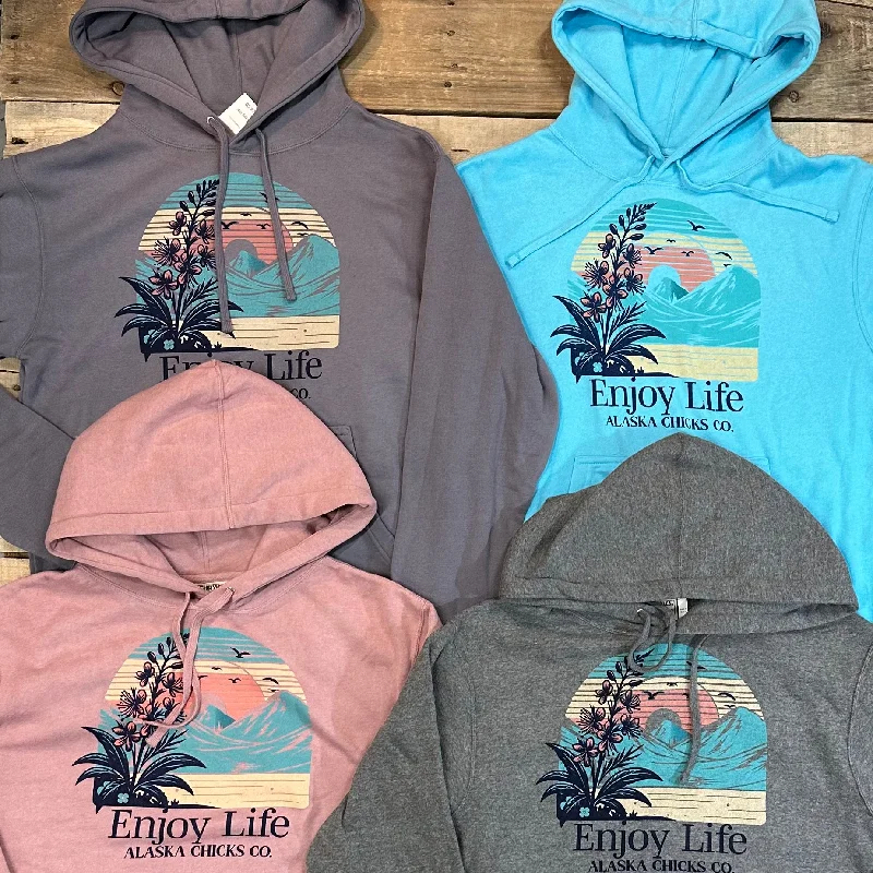 Enjoy Life Sunset Hoodie Street