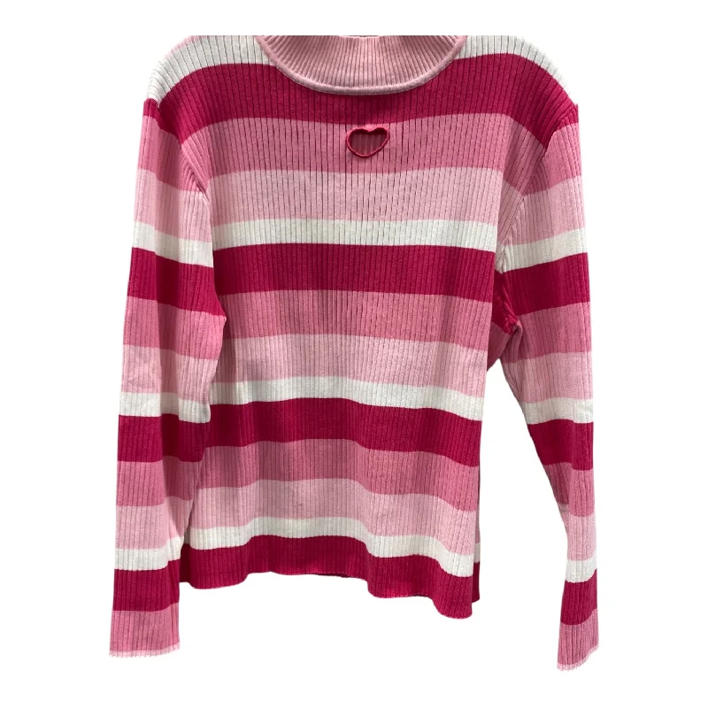 Sweater By Shiny by nature In Pink, Size:4X Artistic Men's Avant