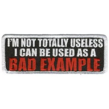 Not Totally Useless Patch 4 Inch Luxurious Men's High