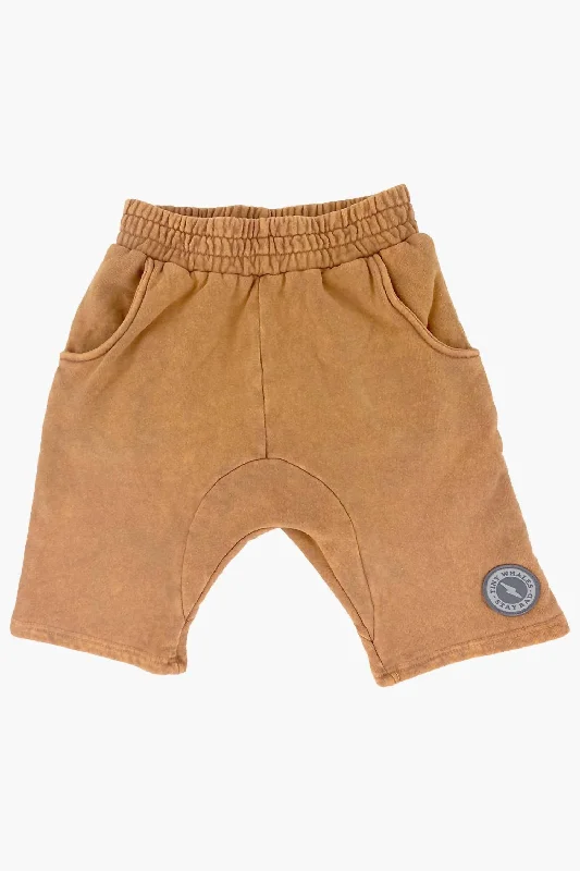 Kids' Sedona Cozy Shorts In Rust Masculine Men's Thick