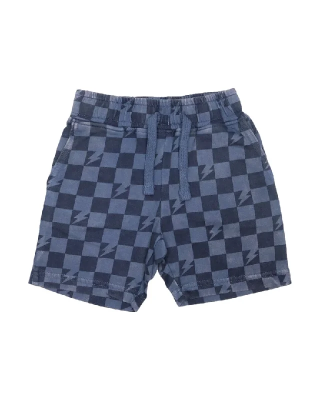 Mish Mish Check Enzyme Short Modern Men's Geometric