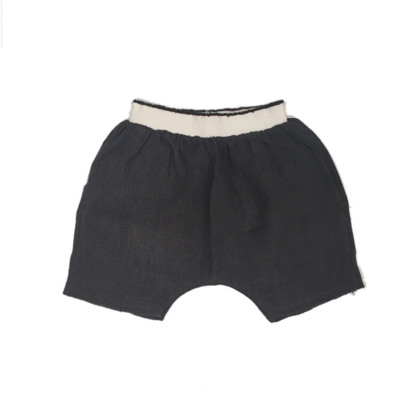 AMELIA MILANO TANO LINEN SHORTS GREY Vacation