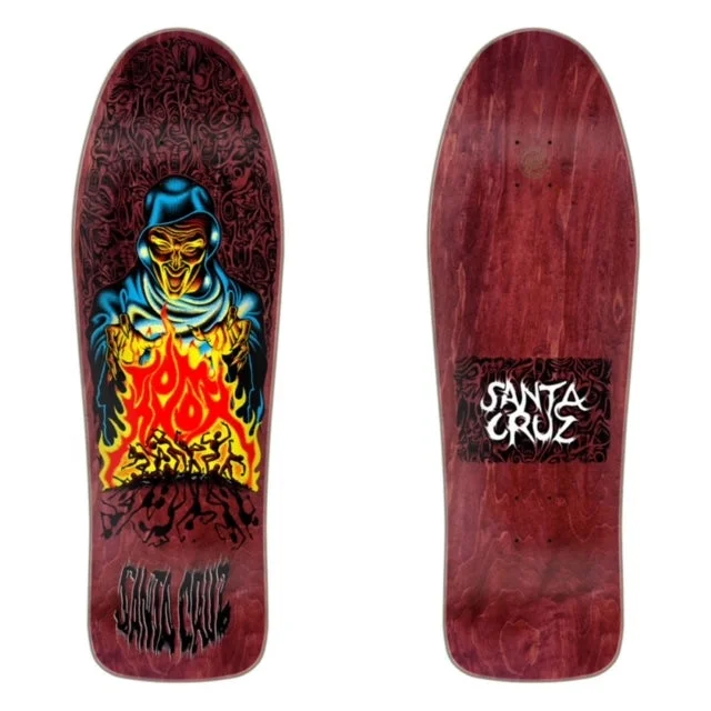 Santa Cruz Firepit Reissue Skateboard Deck 10.07" Dapper Men's 1920S