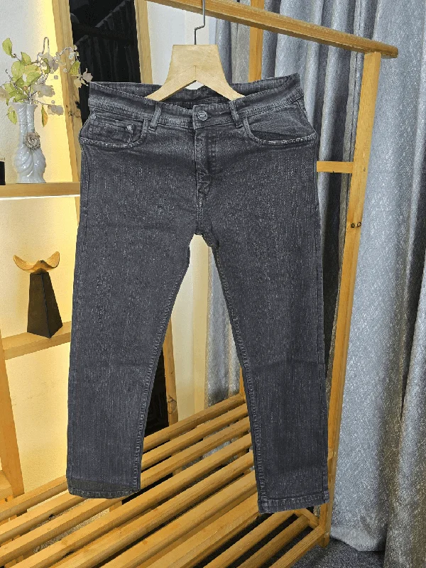 Mensoo Get The Splash Of Charcoal Grey Jeans Rugged Men's Outdoor 