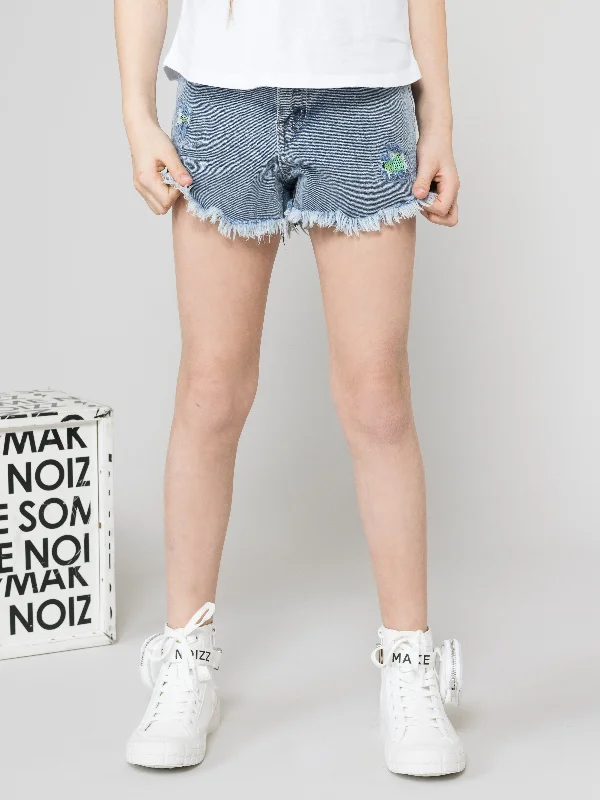 Girls Fashion Denim Shorts Earthy Men's Sustainable 