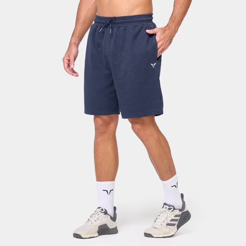 Essential 7" Relaxed Shorts - Navy Stylish Men's Neon