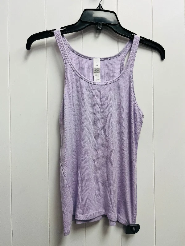 Athletic Tank Top By Lululemon In Purple, Size: 8 Minimalist Men's Casual 