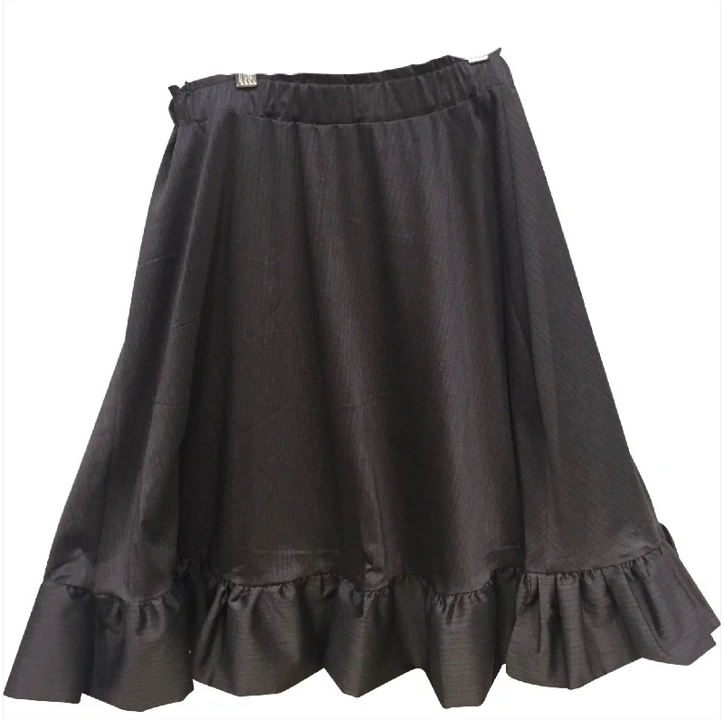 ORIMUSI GREY FINE SKIRT Monochromatic Office Style