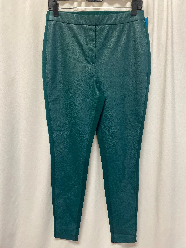 Pants Leggings By Chicos In Green, Size: 8 Hip Men's Retro