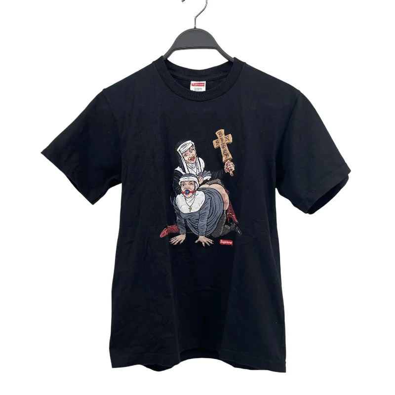 Supreme/T-Shirt/S/Cotton/BLK/NUNS TEE Unique Men's Patch