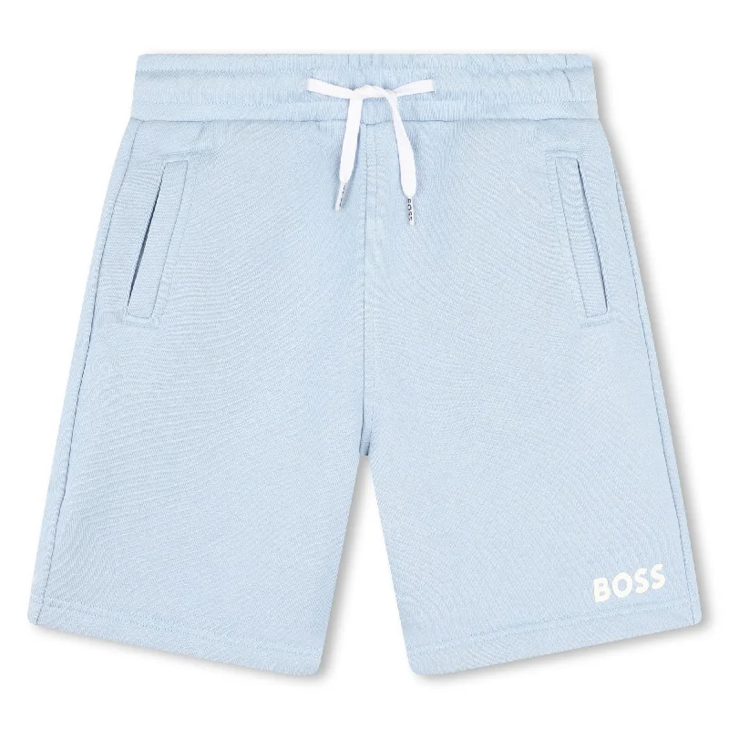 Light Blue Logo Sweatshorts Tough Men's Military