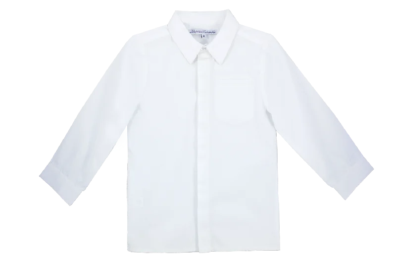 Les Petits Inclassables Jules Shirt White Tough Men's Military