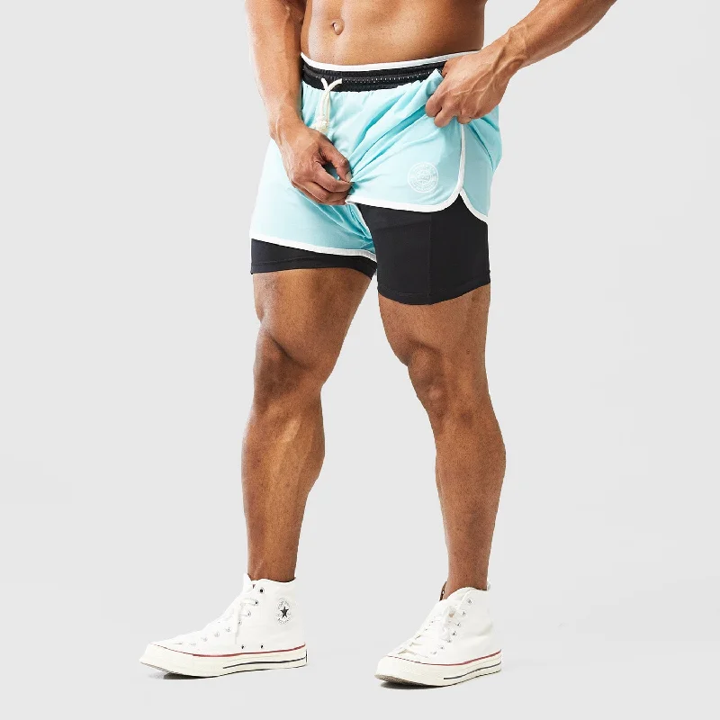 Golden Era 2-in-1 Shorts - Angel Blue Sporty Men's Tennis