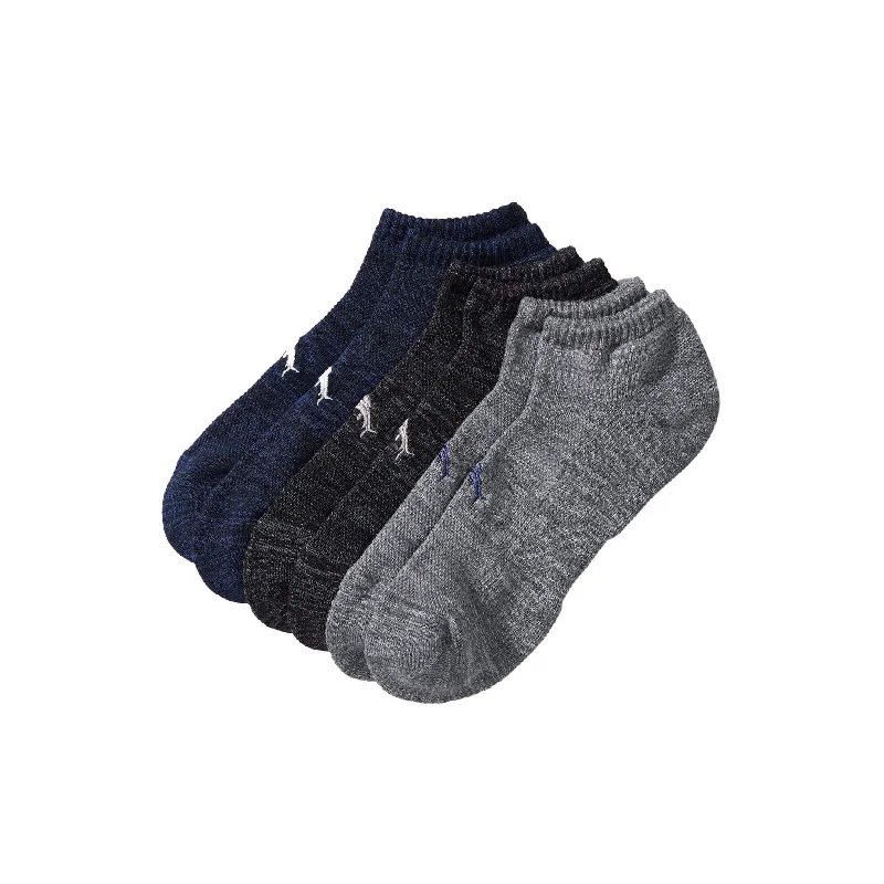 Tommy Bahama Men's IslandZone Performance Athletic Liner 3 Pack Socks - Multi Adventure