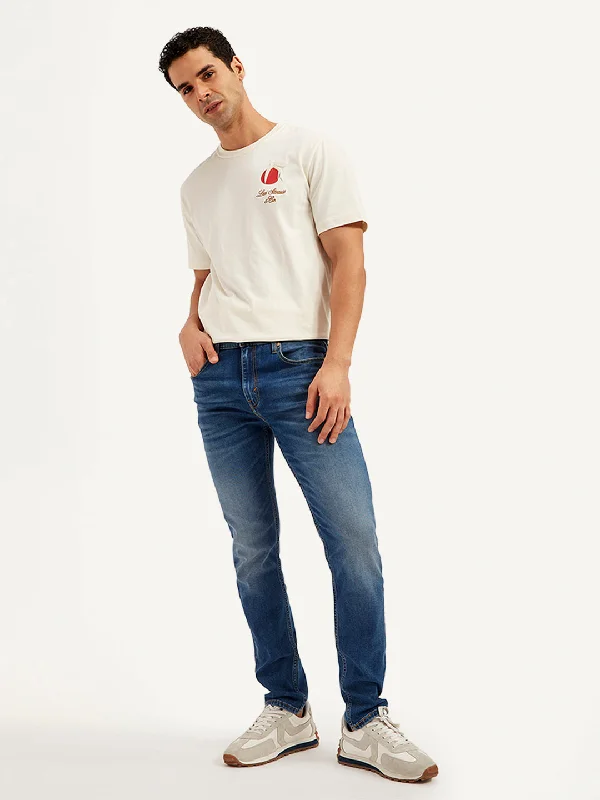 Men's 512 Slim Tapered Fit Blue Jeans Refined Men's Hand