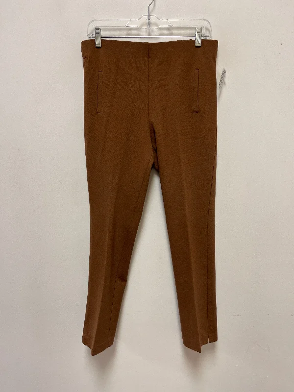 Pants Leggings By Chicos In Bronze, Size: 8 Masculine Men's Thick