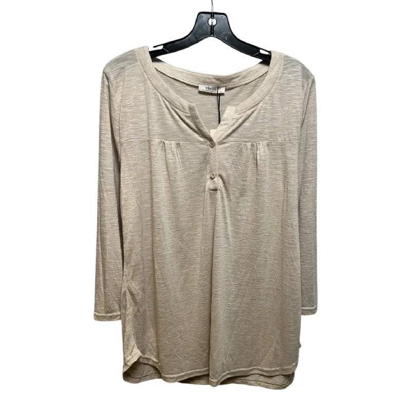 Top Long Sleeve By Vivilli  Size: Xxl Laid