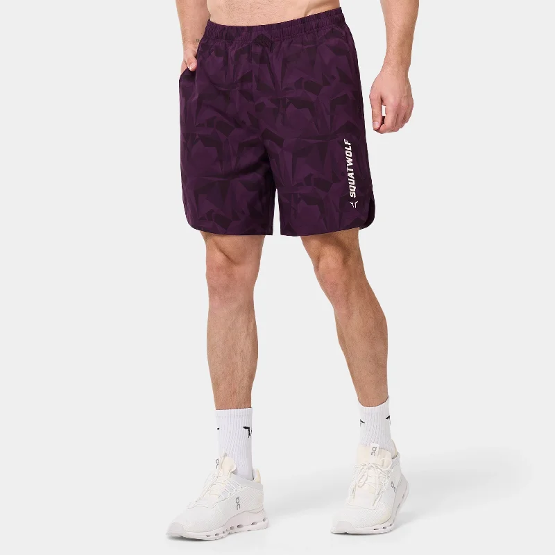 Warrior 7" Shorts 2.0 - Pickled Beet Dot Camo Sporty Men's Athleisure 