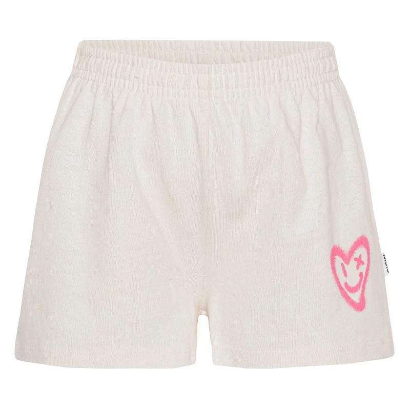 White Akima Shorts Trendy Men's Oversized