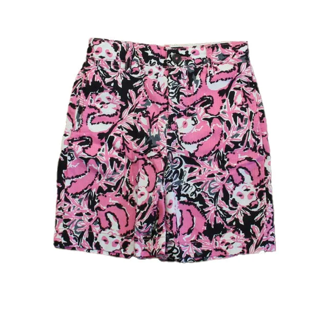 Lilly Pulitzer Boys Pink | Black Shorts Polished Men's Satin