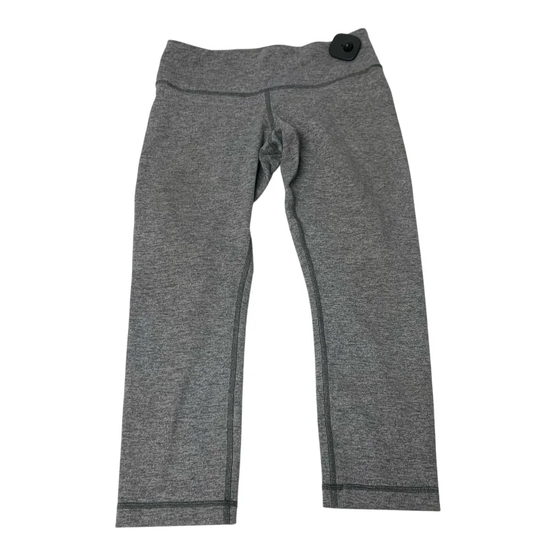 Athletic Leggings Capris By Lululemon In Grey, Size: S Modern Men's 