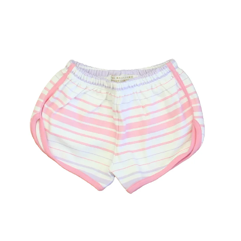 Beaufort Bonnet Company Girls Pink | Purple Stripe Shorts Casual Men's Loose