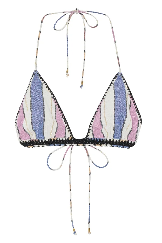 Gelos Naxos Stripe Bikini Top Business