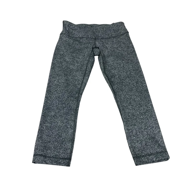 Athletic Leggings Capris By Lululemon In Grey, Size: S Cool Men's Distressed