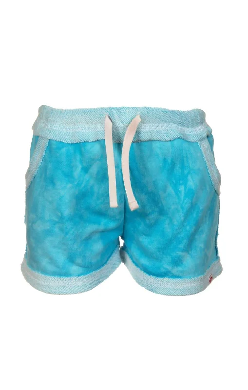 Girls Majorca Short In Blue Beach Practical Men's Multi