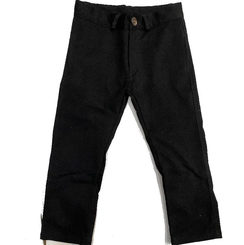 Violeta e Federico Pants Black Refined Men's Velvet