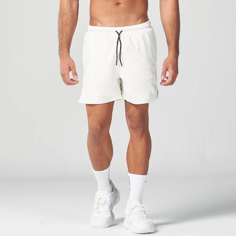 Essential 5 Inch Shorts - Pearl White Bold Men's Statement