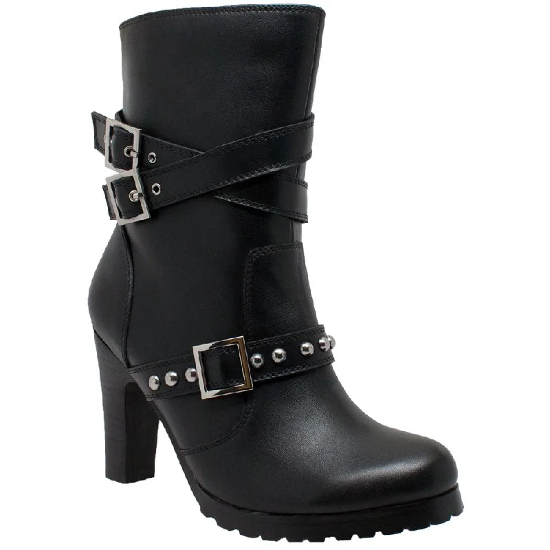 Ladies 3 Buckle Boot Bold Men's Animal