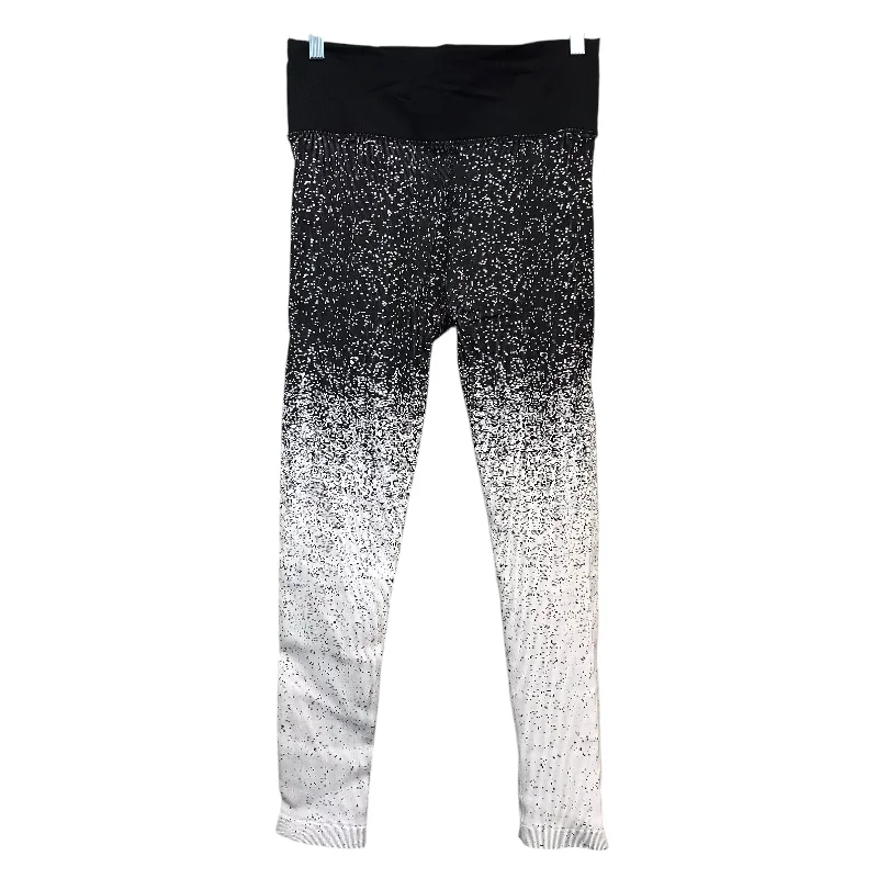 Athletic Leggings By Athleta In Black & White, Size:L Tough Men's Military