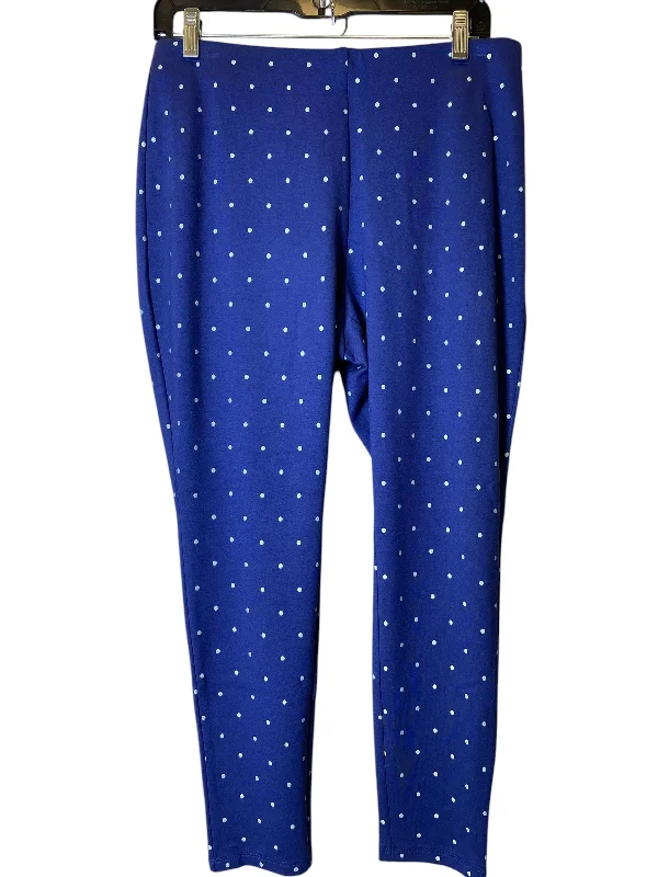 Pants Leggings By Chicos In Polkadot Pattern, Size: 14 Refined Men's Hand