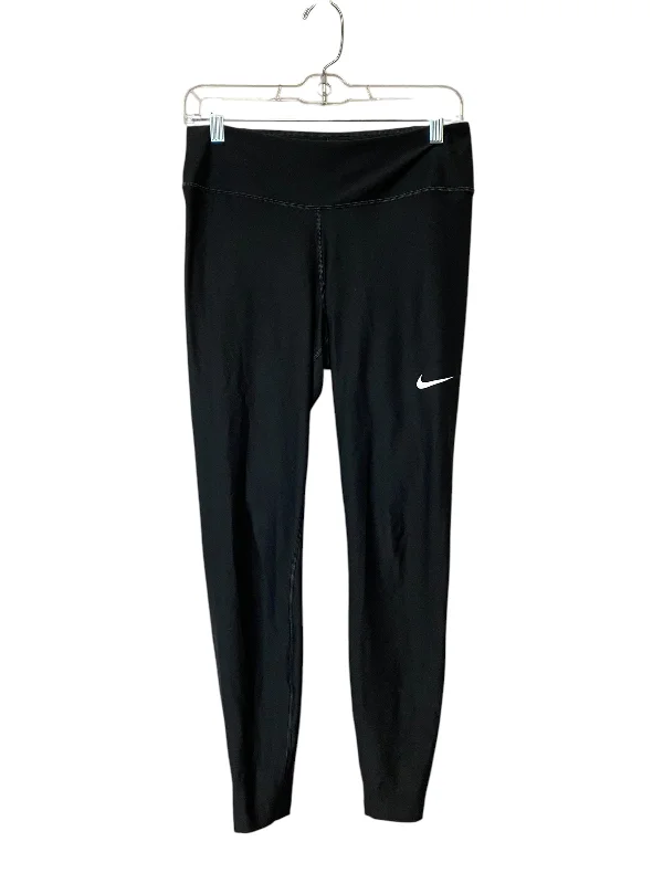 Athletic Leggings By Nike In Black, Size: M Edgy Men's Punk