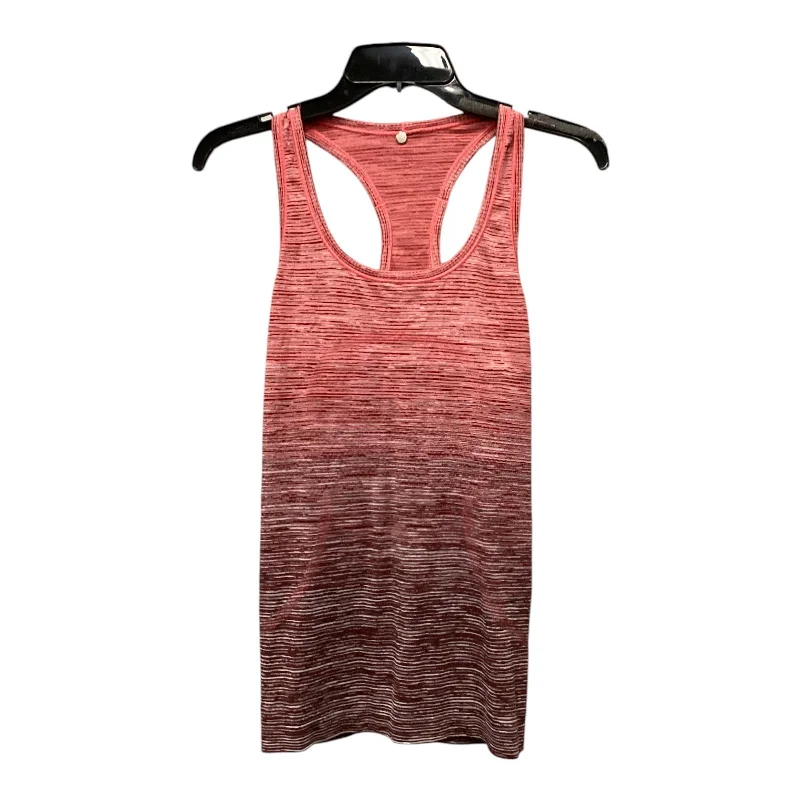 Athletic Tank Top By Lululemon In Red, Size: 8 Unique Men's Patch