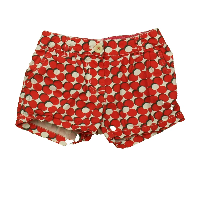 Boden Girls Red Floral Shorts Artistic Men's Hand