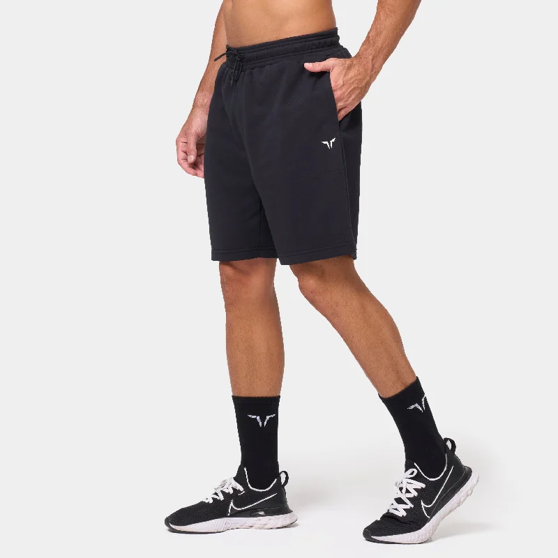 Essential 7" Relaxed Shorts - Black Stylish Men's Neon