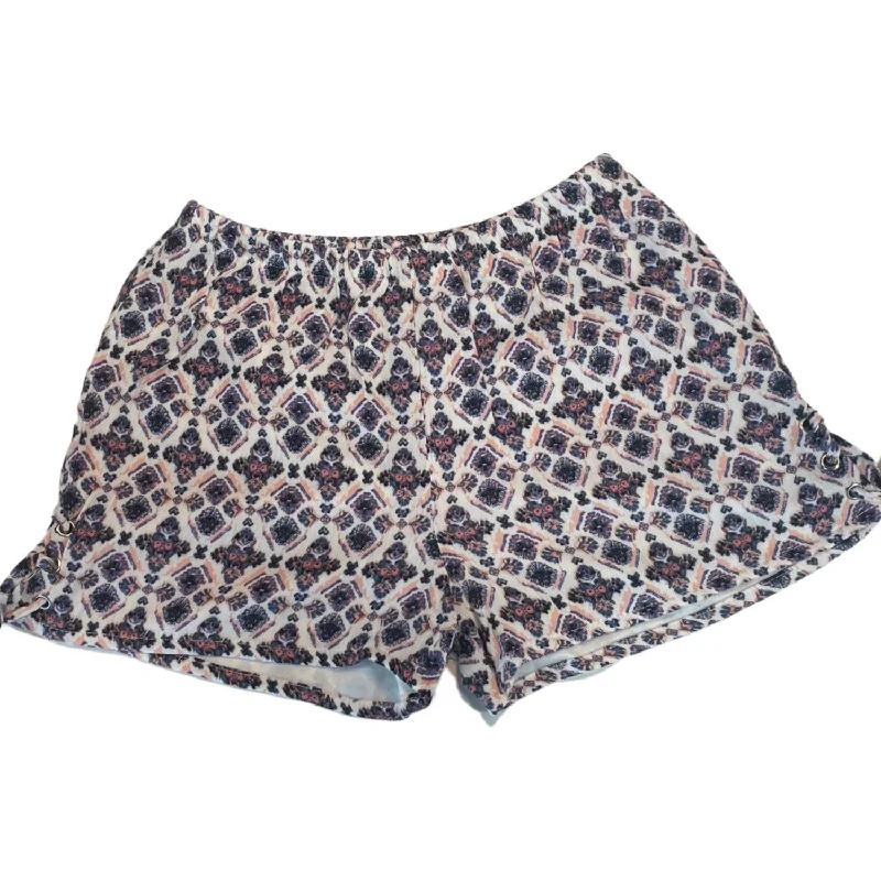 Tween/girls Geometric Pattern Shorts With Side Ties In Multi Casual Men's Short