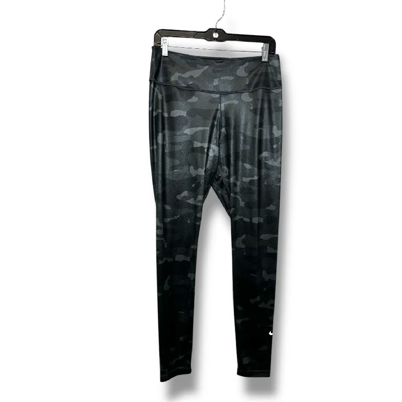 Athletic Leggings By Nike Apparel In Camouflage Print, Size: L Sharp Men's Italian