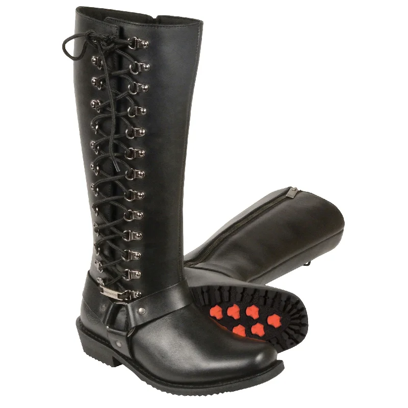 Ladies Tall Boot With Side Laces Street