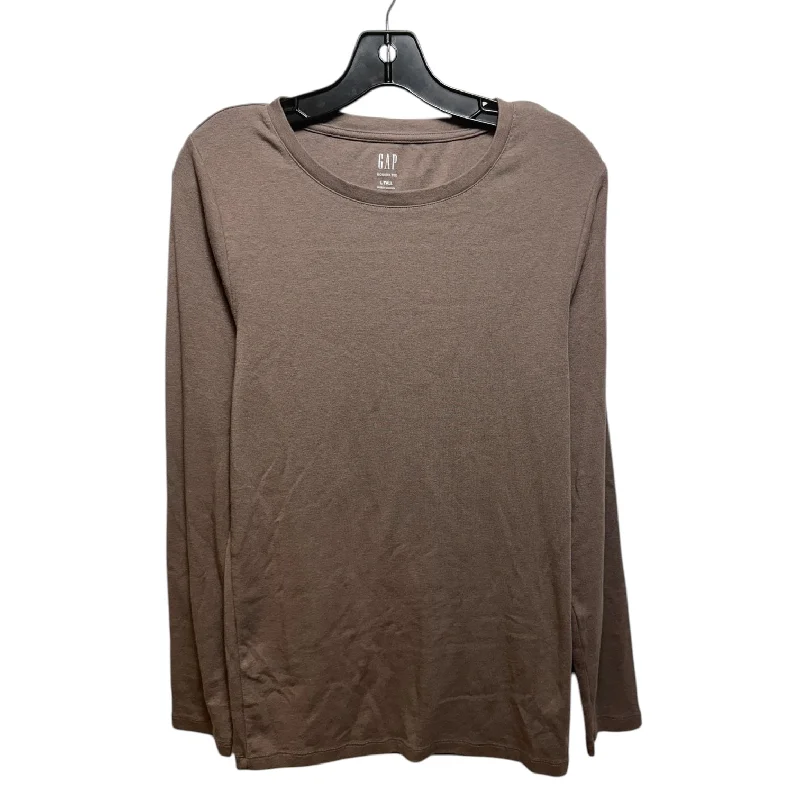 Top Long Sleeve Basic By Gap  Size: L tall Confident Men's Power