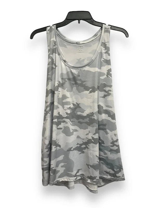 Athletic Tank Top By Athletic Works In Camouflage Print, Size: Xxl Casual Men's Japanese 